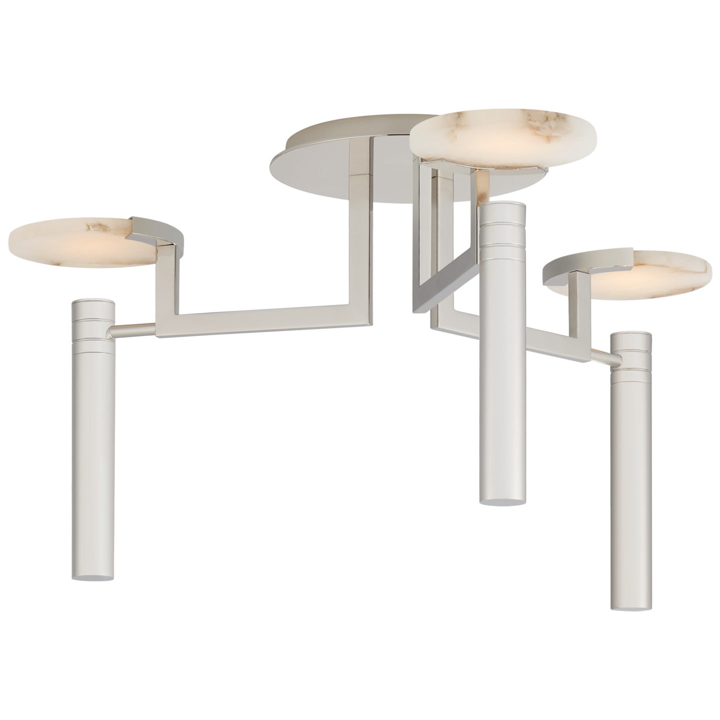 Visual Comfort | Kelly Wearstler | Melange Large Floating Disc Semi-Flush Chandelier