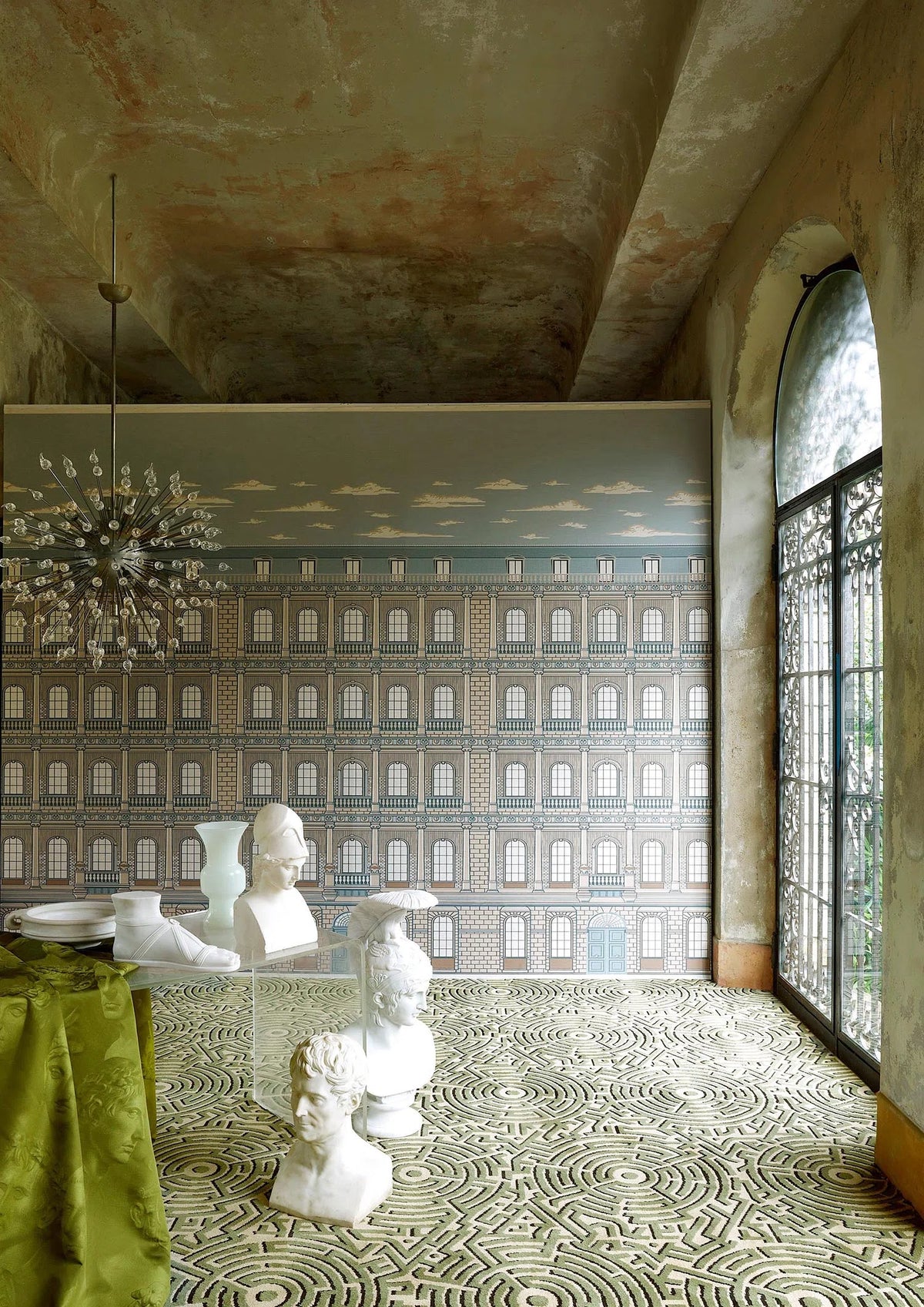 Pierre Frey Stoned Romans — scenography