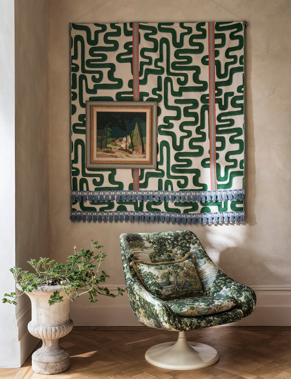 Samuel and Sons Kaleidoscope Brush Fringe — scenography