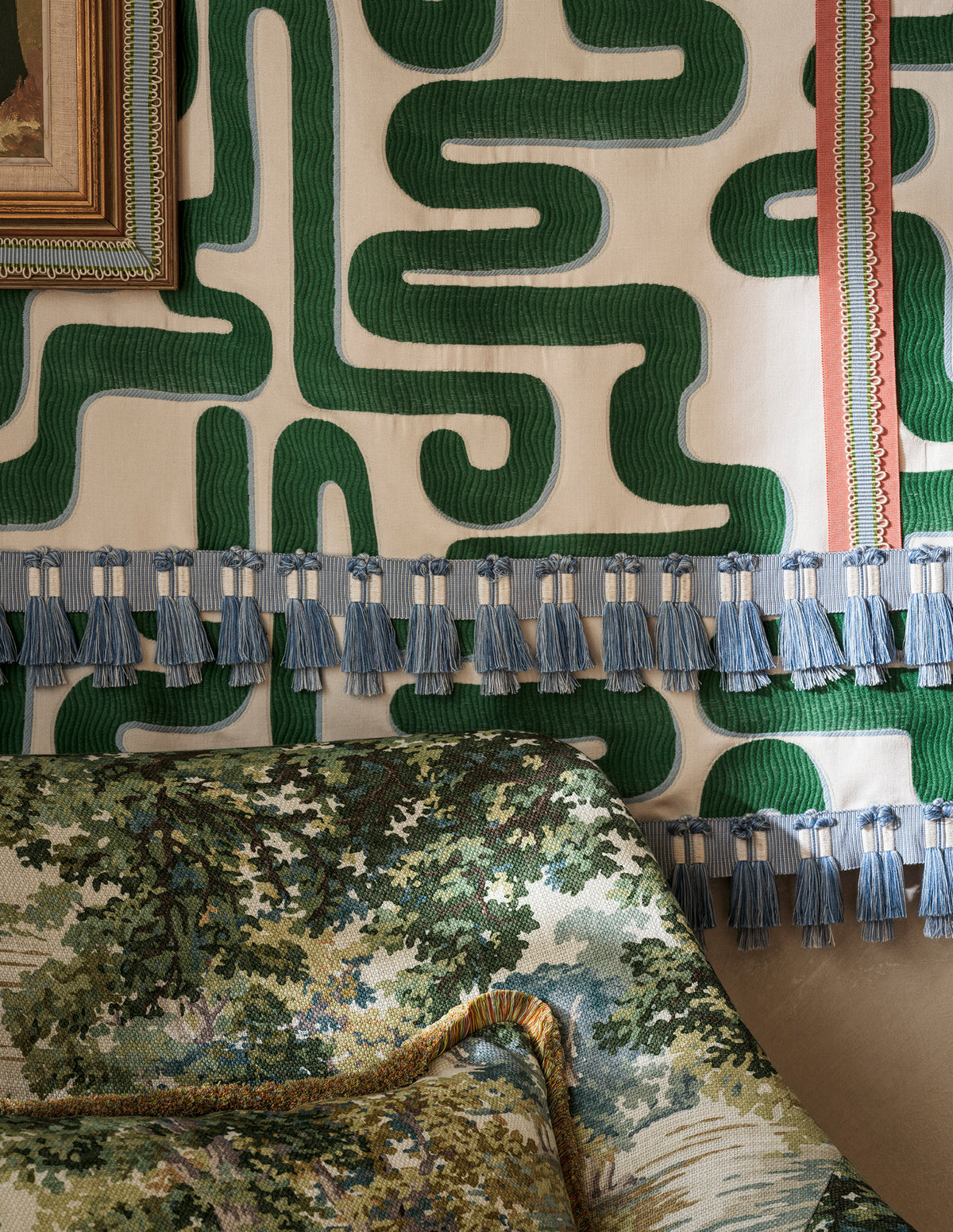 Samuel and Sons Kaleidoscope Brush Fringe — scenography