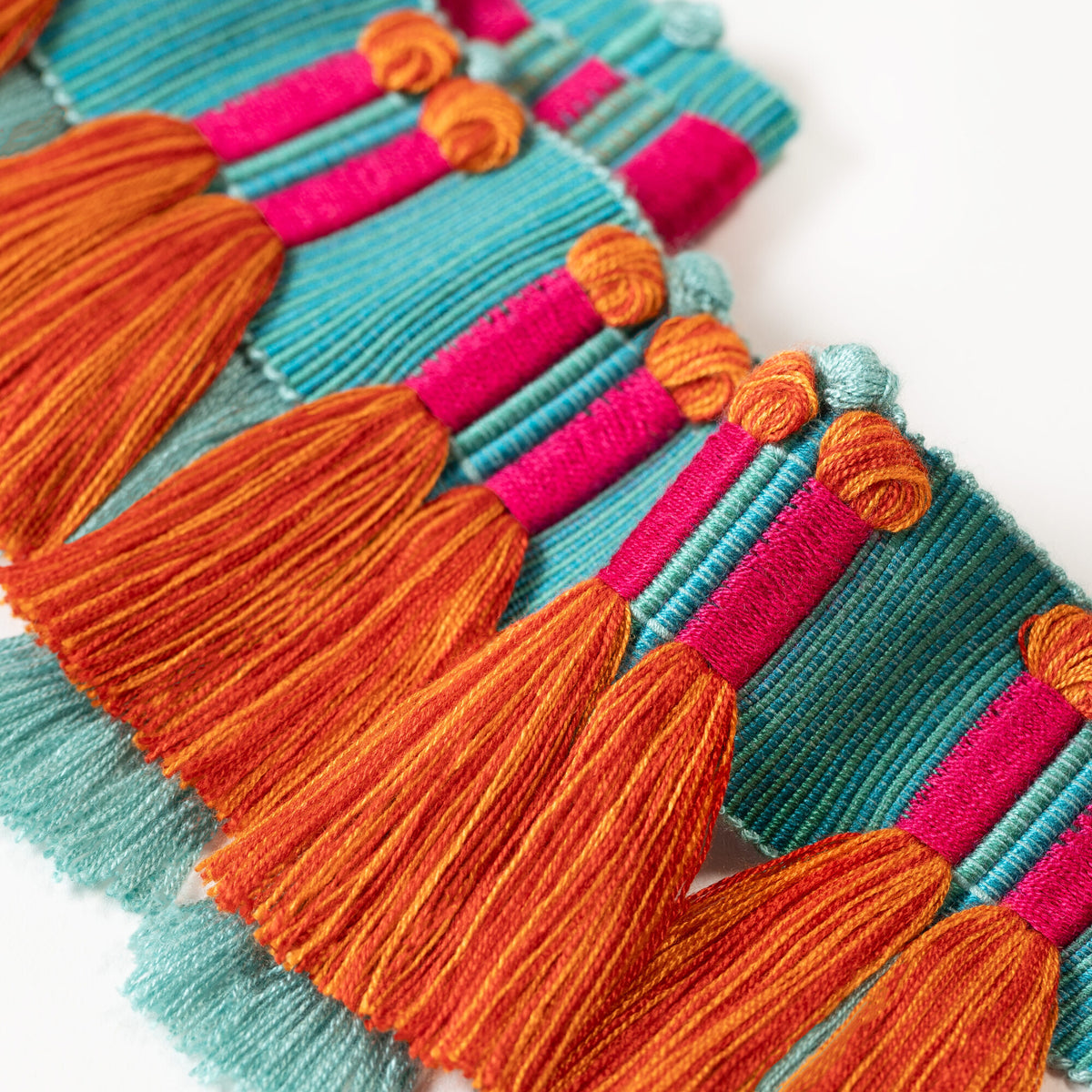 Samuel and Sons Kaleidoscope Tasseled Border — scenography