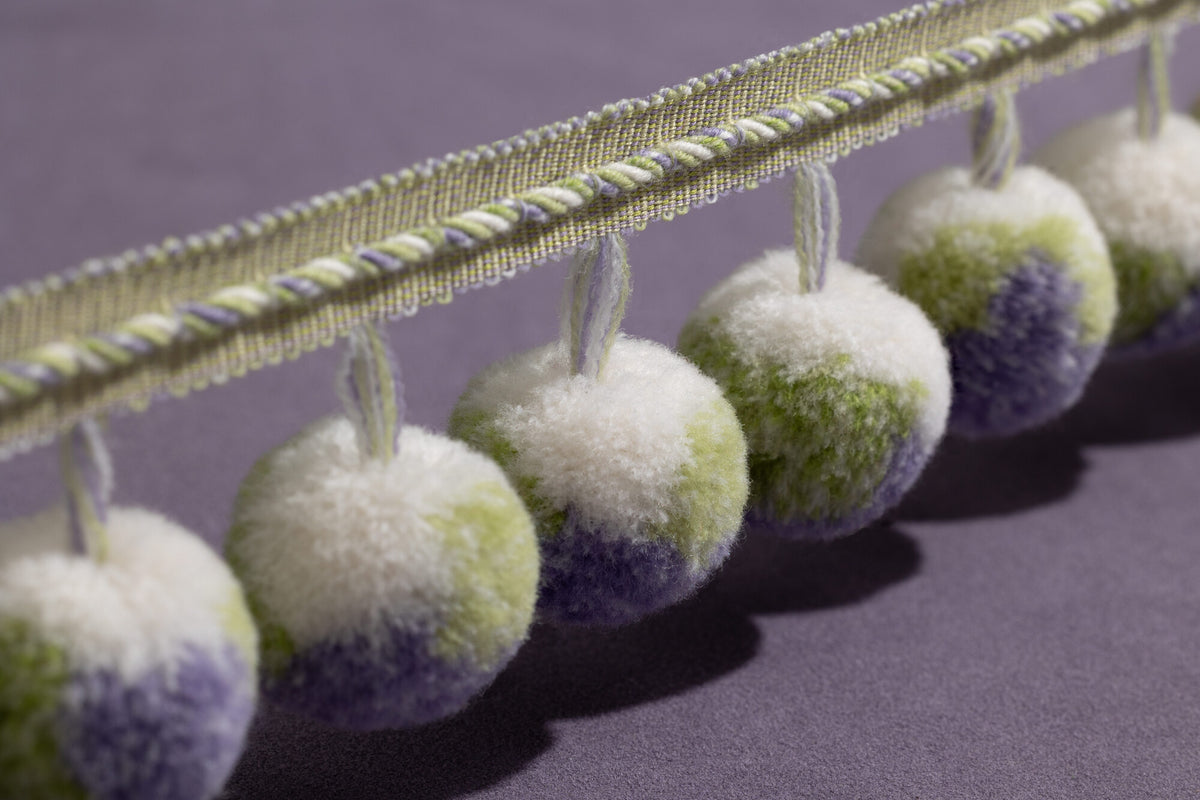 Samuel and Sons Kaleidoscope Pom Pom Fringe — scenography
