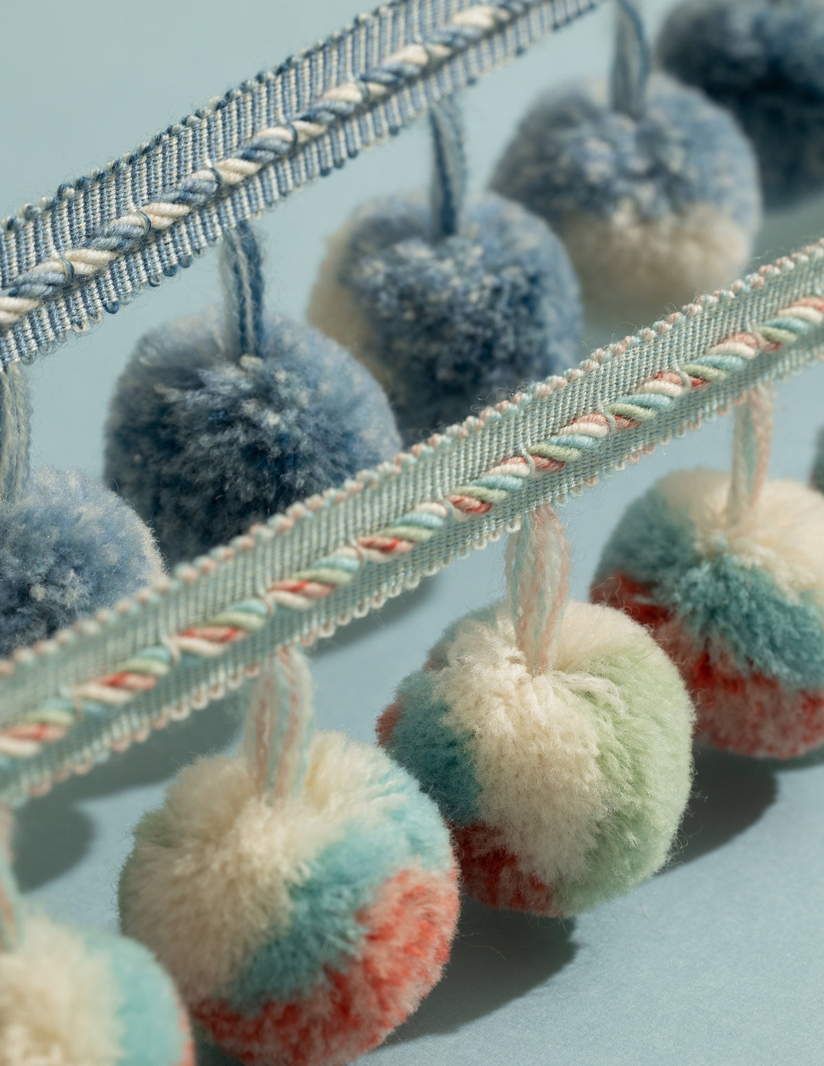 Samuel and Sons Kaleidoscope Pom Pom Fringe — scenography