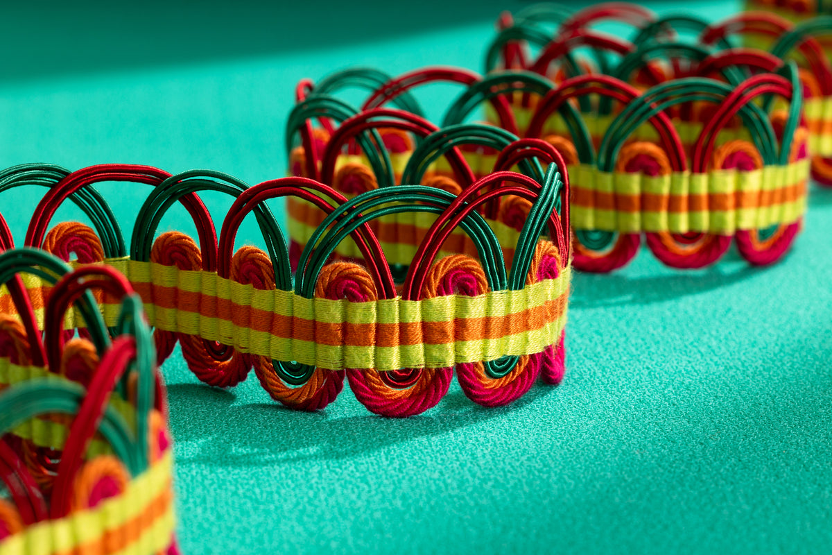Samuel and Sons Kaleidoscope Braid — scenography