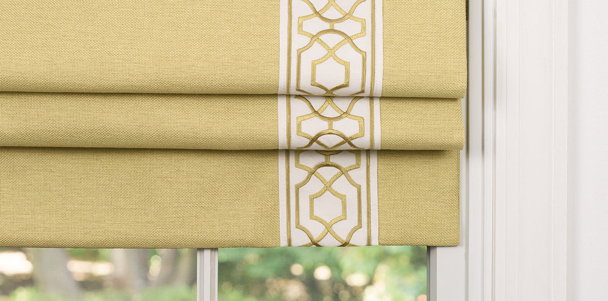 Samuel and Sons Maru Embroidered Border — scenography