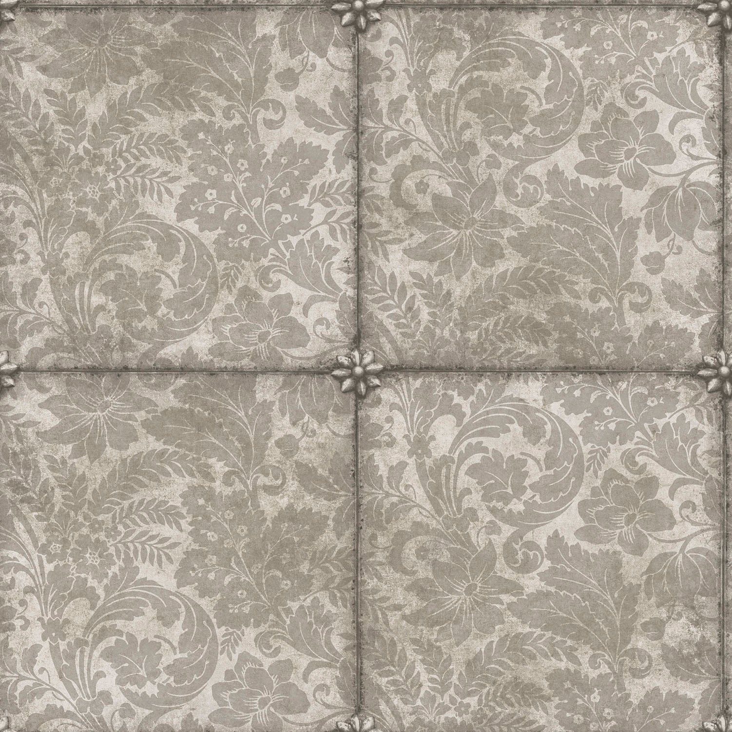 Cole & Son King's Argent wallpaper - Metallic Silver Foil