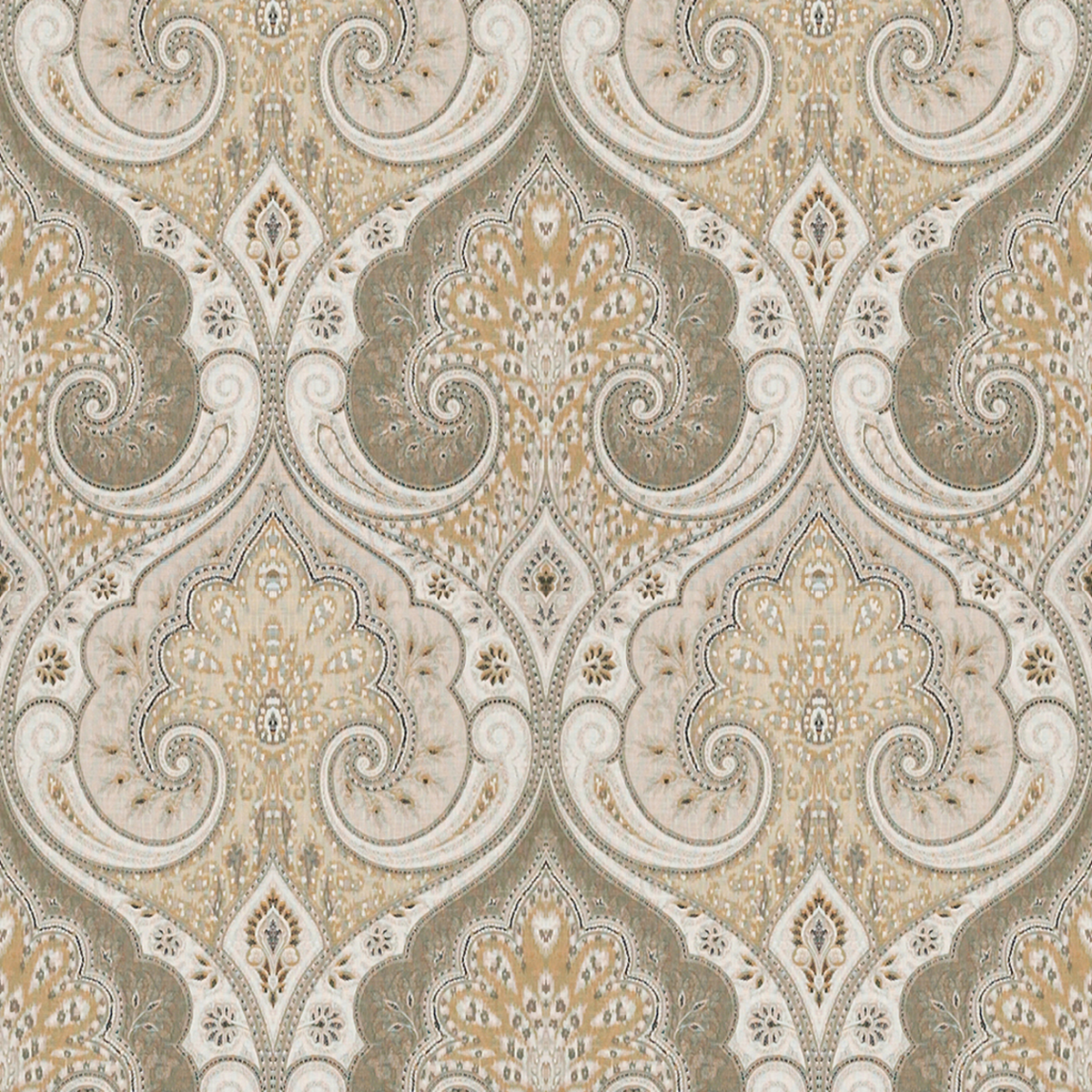 Baker Lifestyle | Latika fabric - Stone/Oatmeal