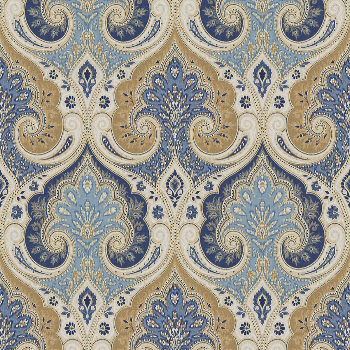 Baker Lifestyle | Latika fabric - Indigo/Cashew