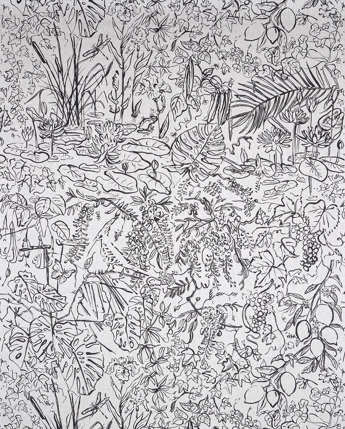 Pierre Frey Flore - Fusain