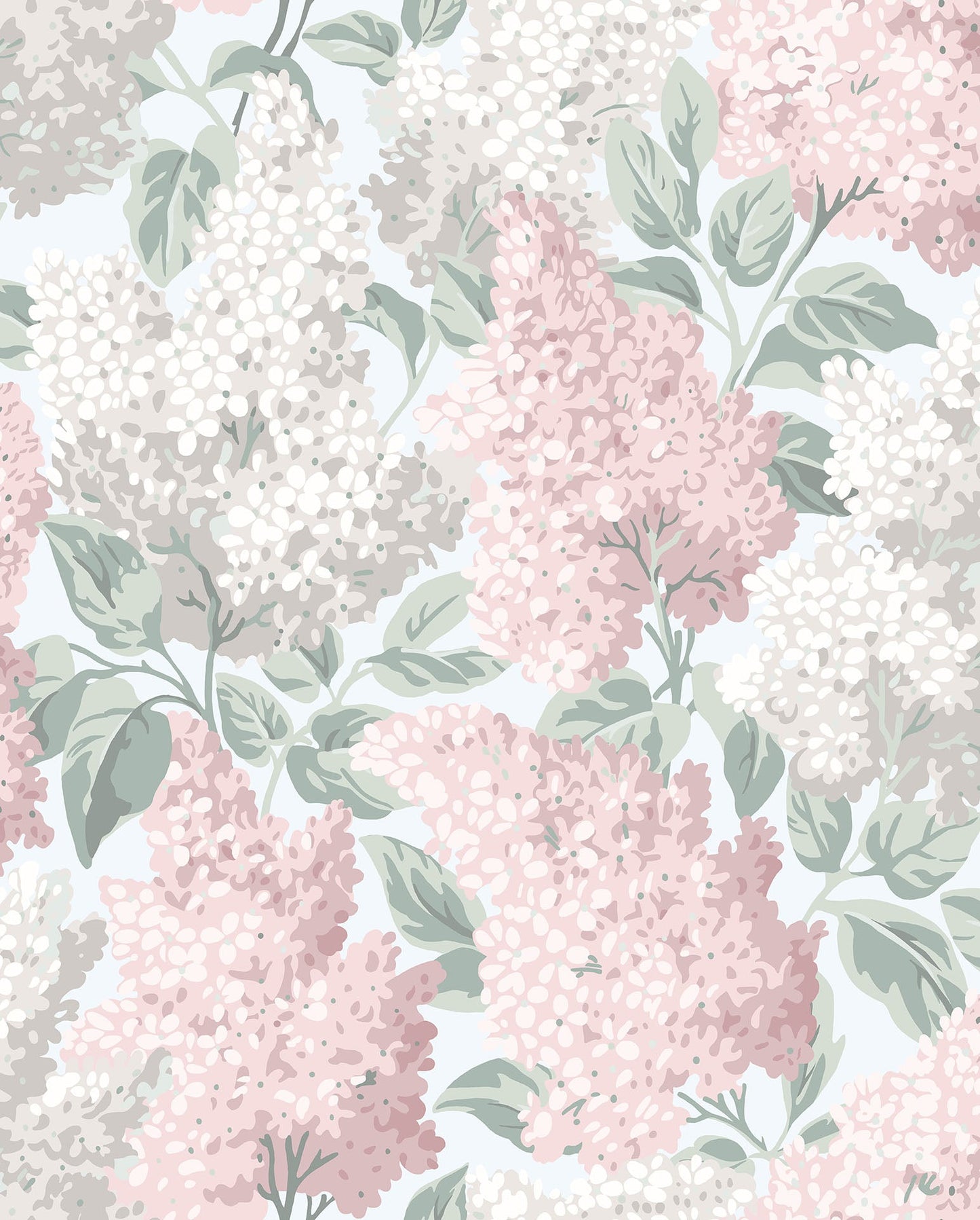 Cole & Son Lilac - Blush & Dove on Silver Birch