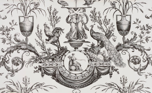 Pierre Frey Fontaine Et Animaux - Noir/Blanc