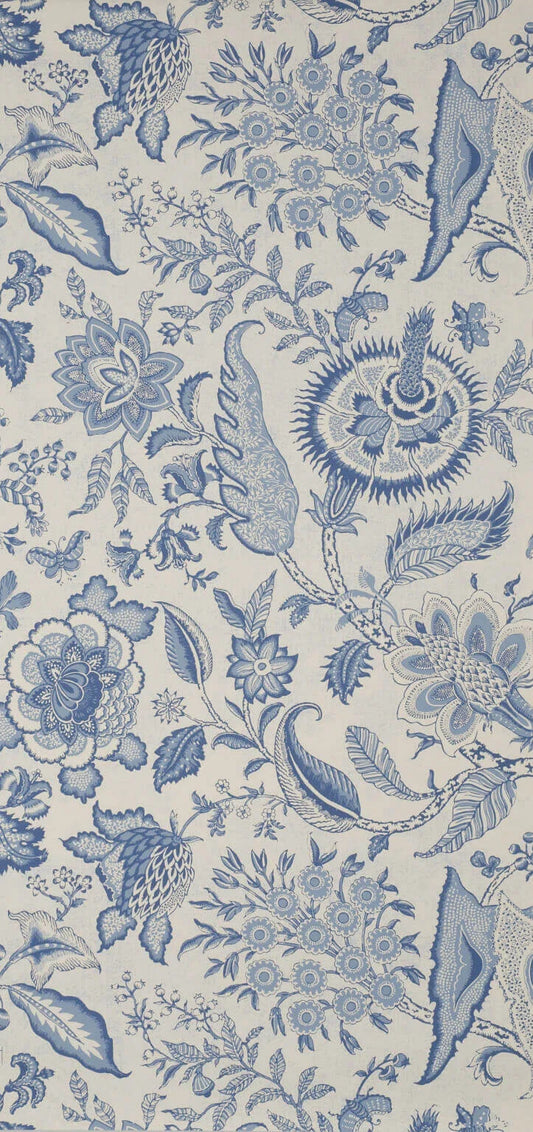 Pierre Frey Wallpaper Septeuil - Antique Blue