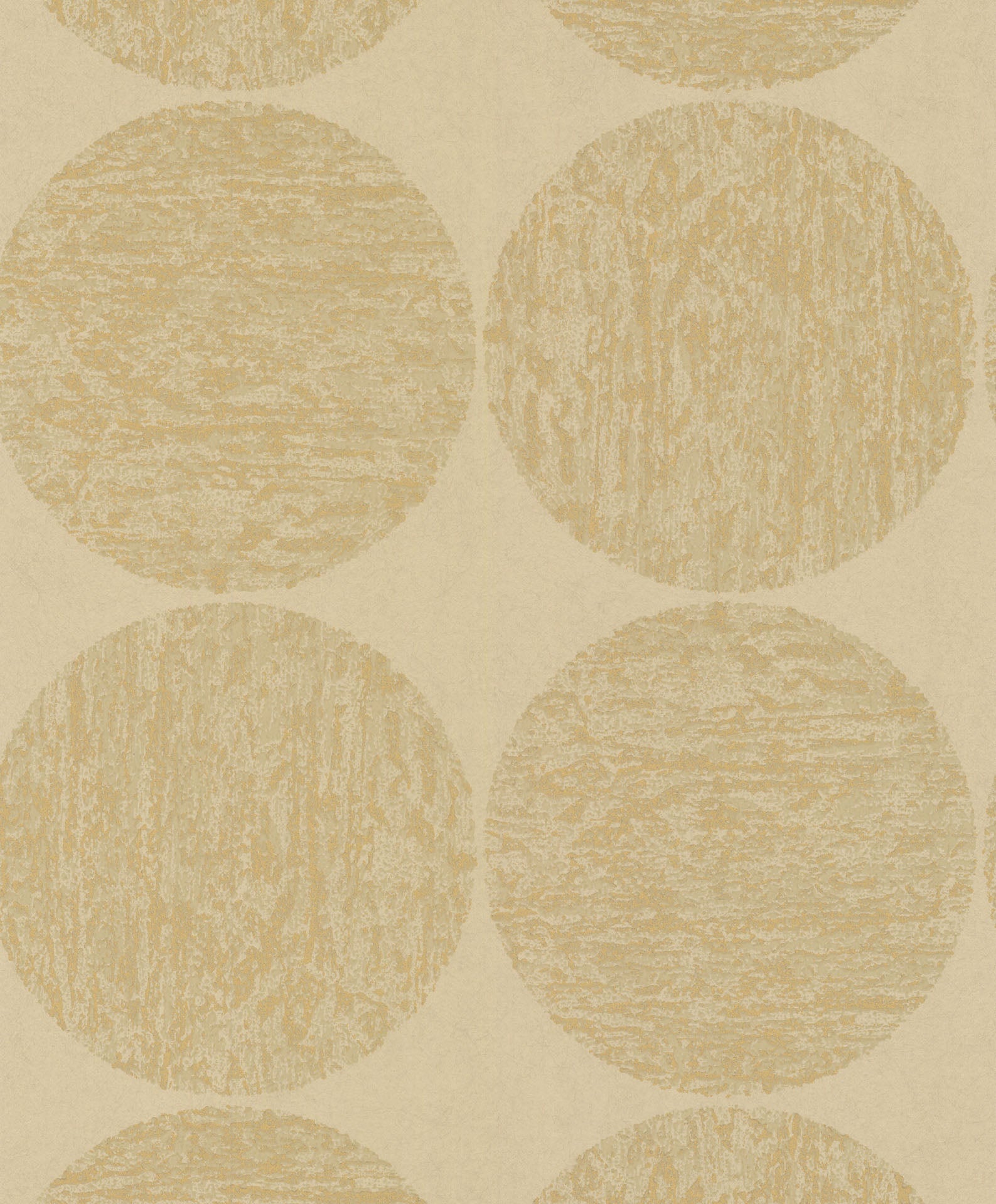 Cole & Son Luna - Metallic Gold on Oat