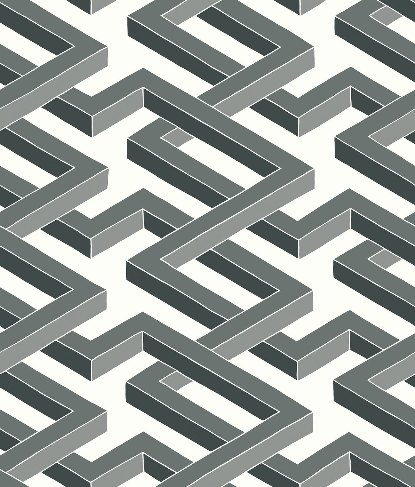Cole & Son Luxor - Black on White