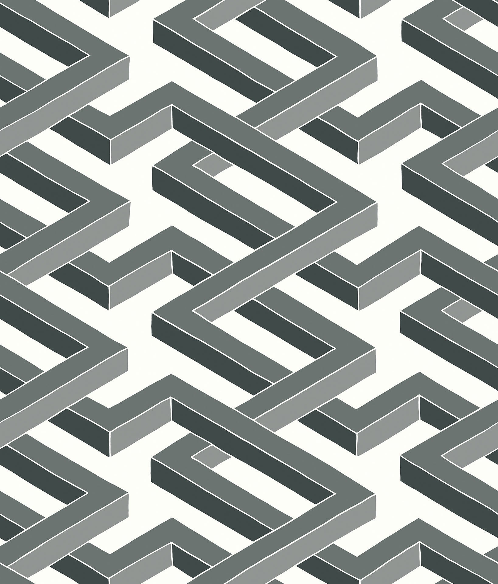 Cole & Son Luxor - Black on White