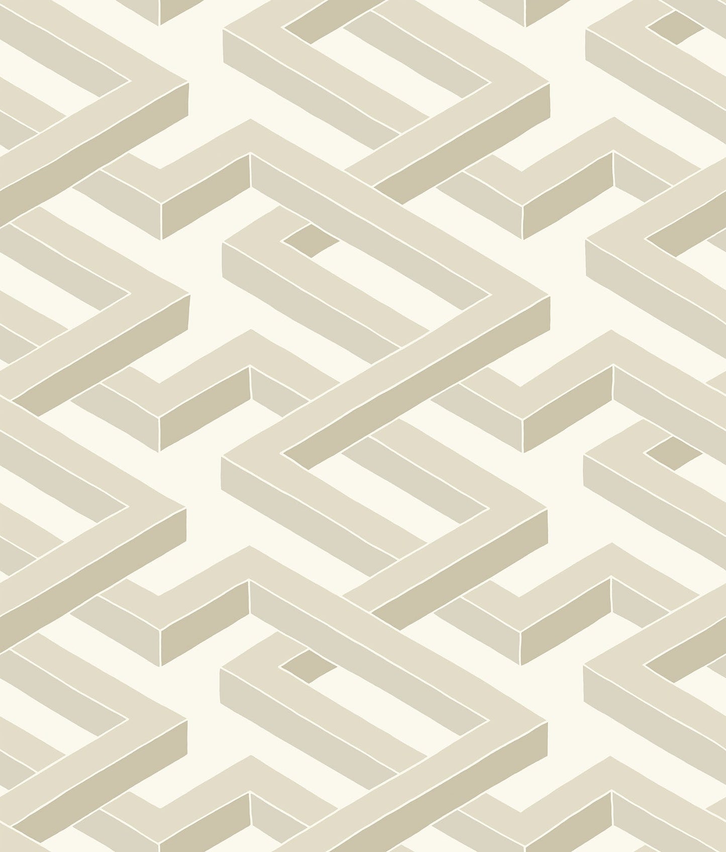 Cole & Son Luxor - Stone on White