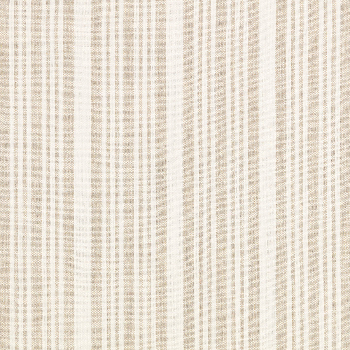 Mark Alexander Veranda Beach Stripe Natural fabric