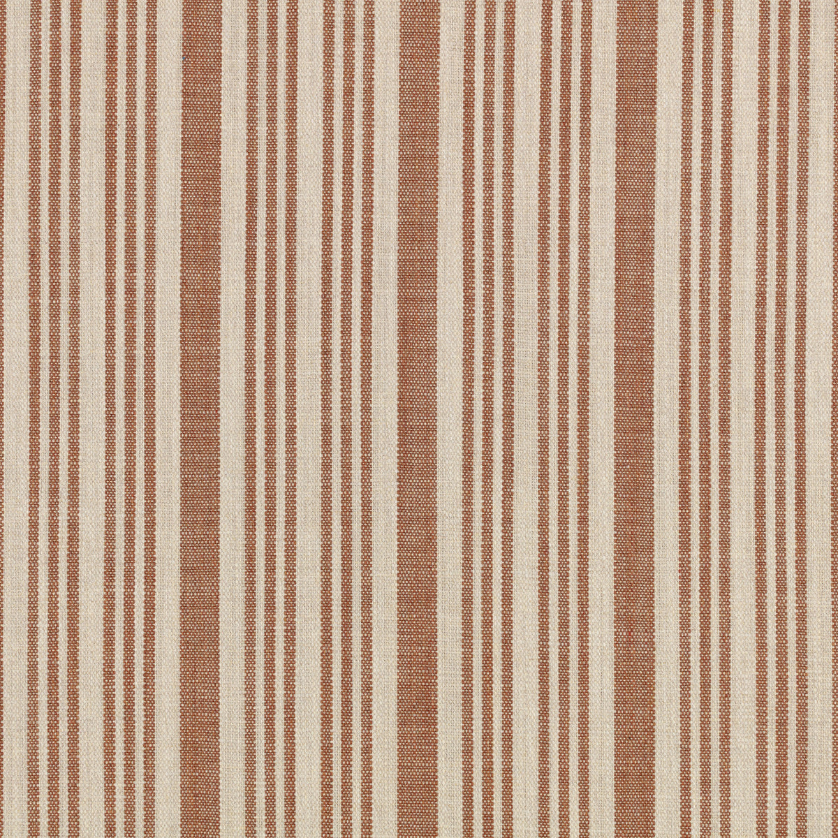 Mark Alexander Veranda Beach Stripe Clay fabric