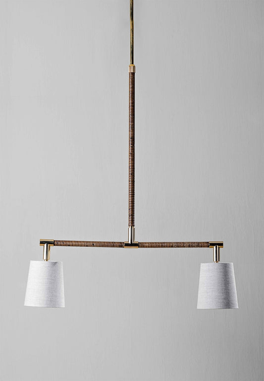Holden Linear Pendant Downlight - Brass