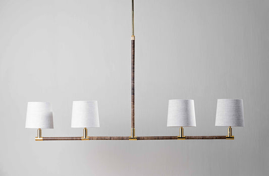 Holden Linear Pendant Uplight - Brass