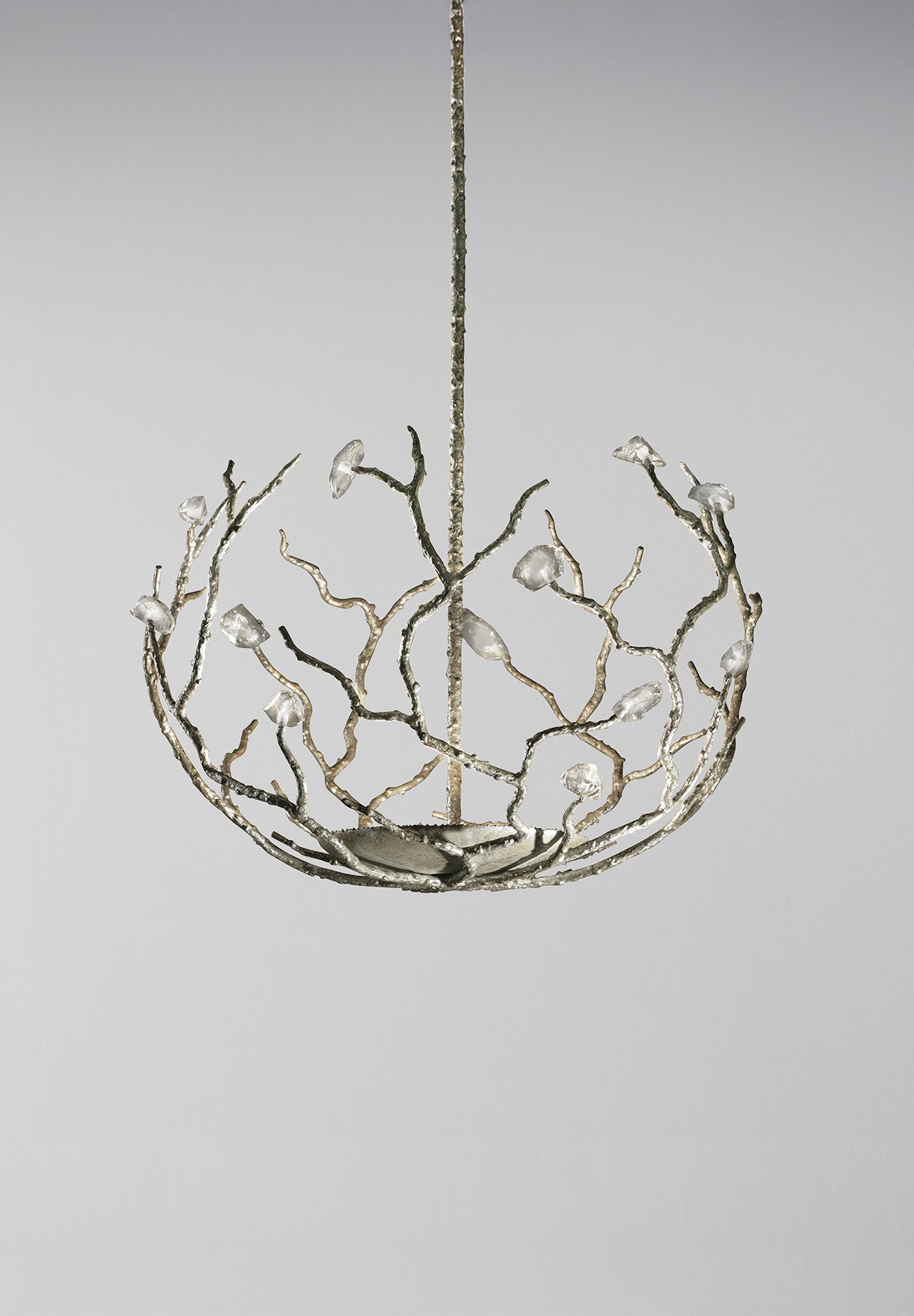 Blossom Chandelier Large - Decayed Silver