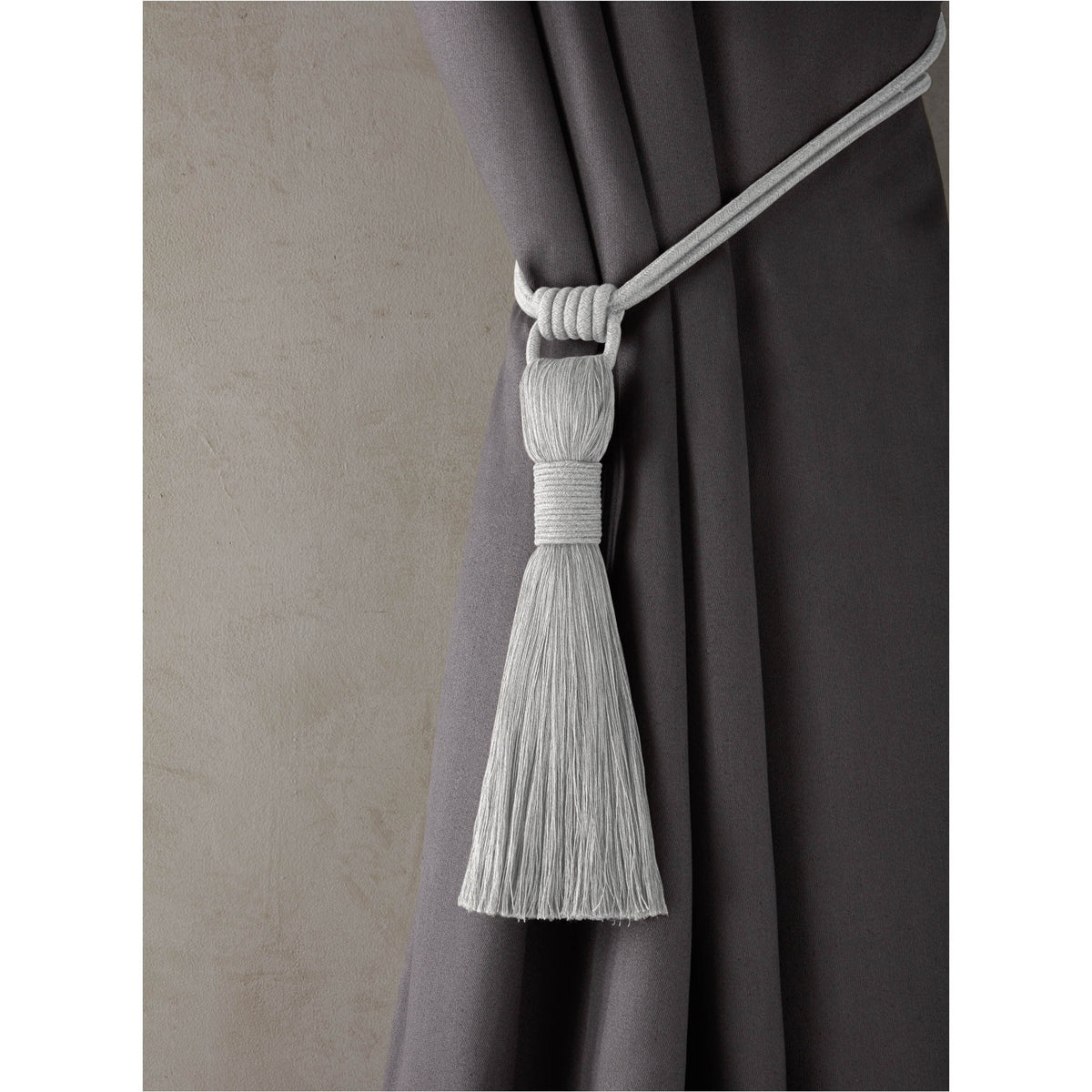 Mark Alexander Amante Tie Back Dove fabric