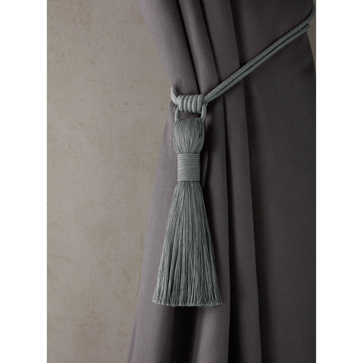 Mark Alexander Amante Tie Back Tempest fabric