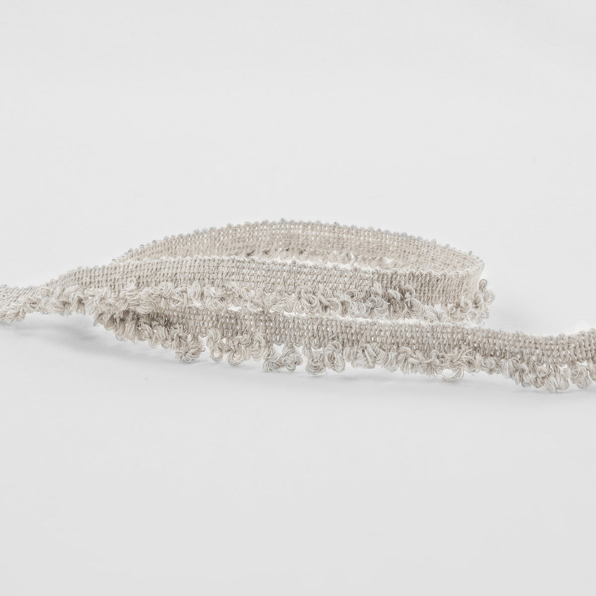 Mark Alexander Boucle Ecru fabric