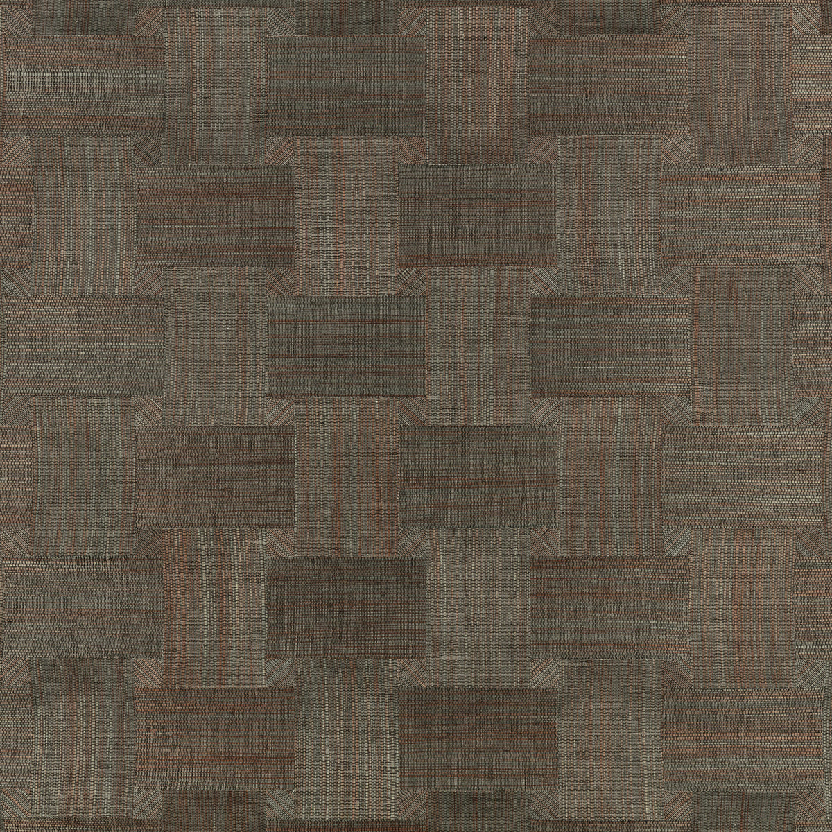 Mark Alexander Lattice Mosaic Wallcovering Pimento wallpaper