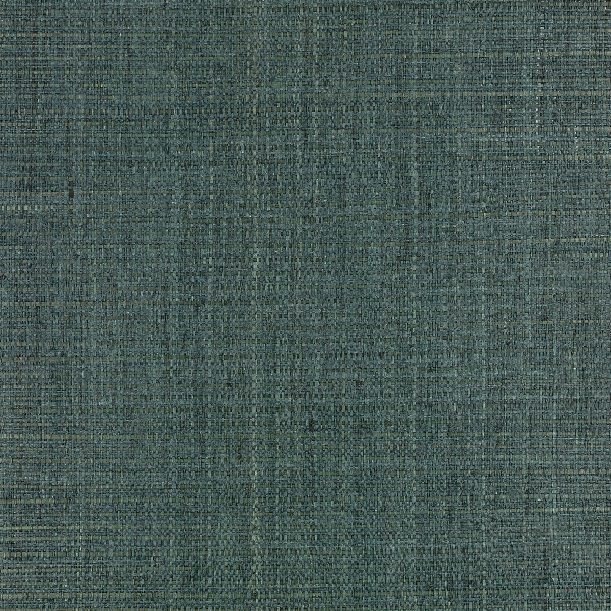 Mark Alexander Wicker Wallcovering Dark Teal wallpaper