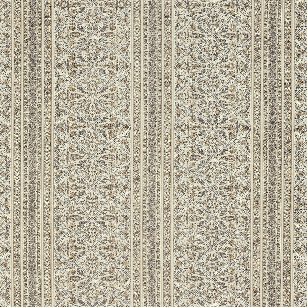 Baker Lifestyle | Seaton Stripe fabric - Stone