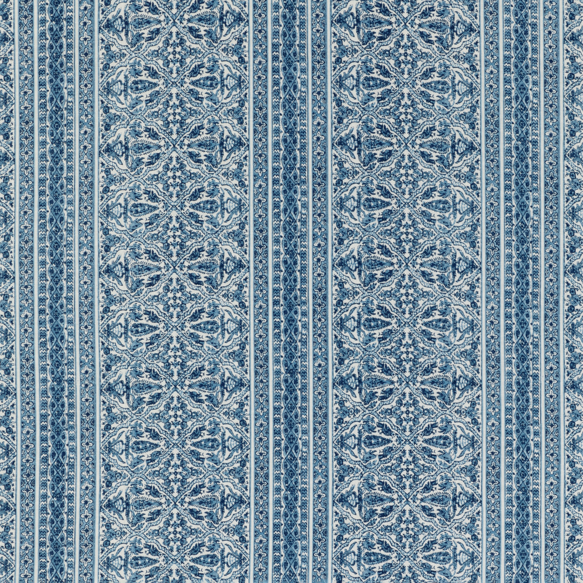Baker Lifestyle | Seaton Stripe fabric - Indigo