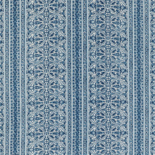 Baker Lifestyle | Seaton Stripe fabric - Indigo