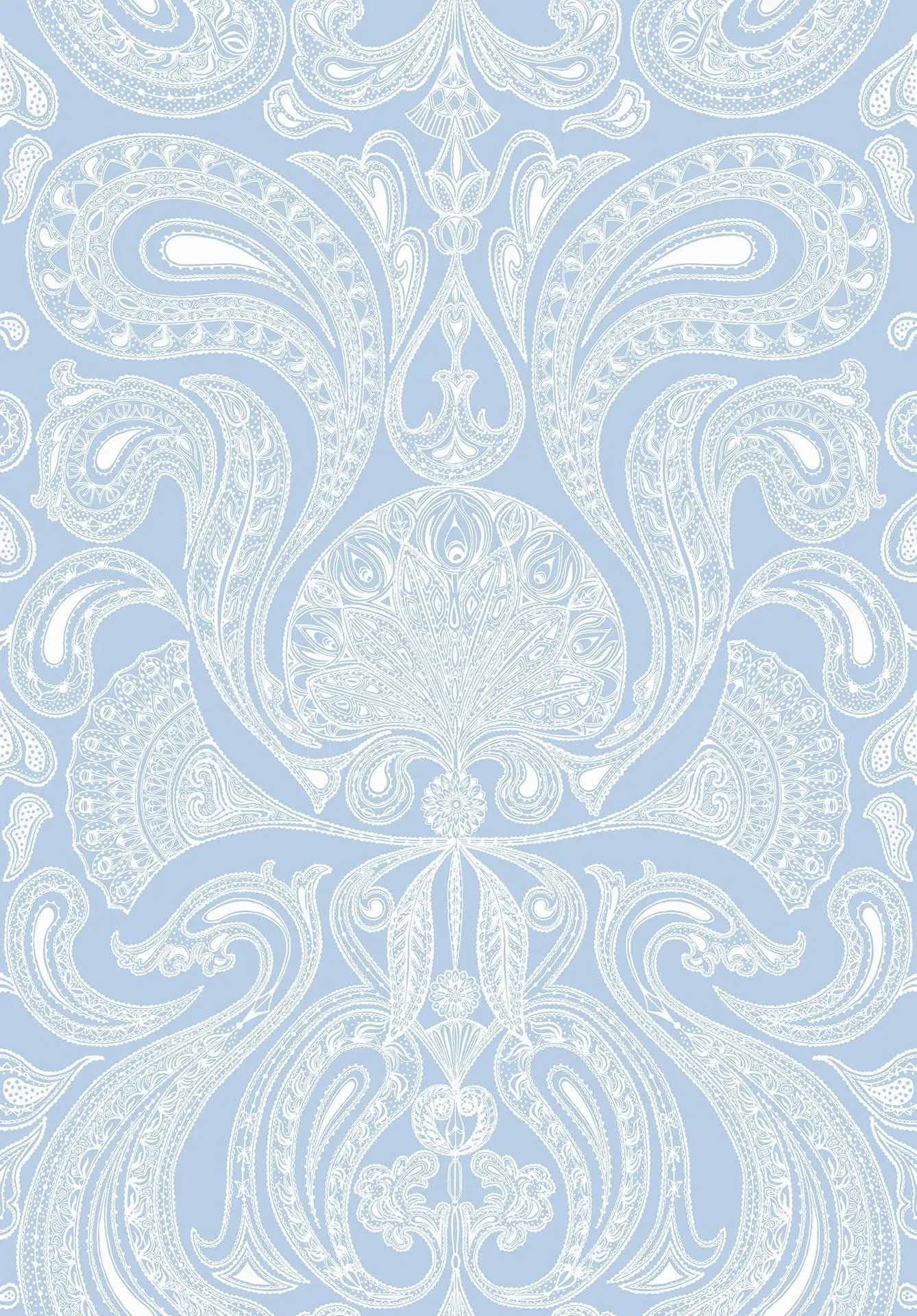 Cole & Son Malabar - Chalk on Ice Blue