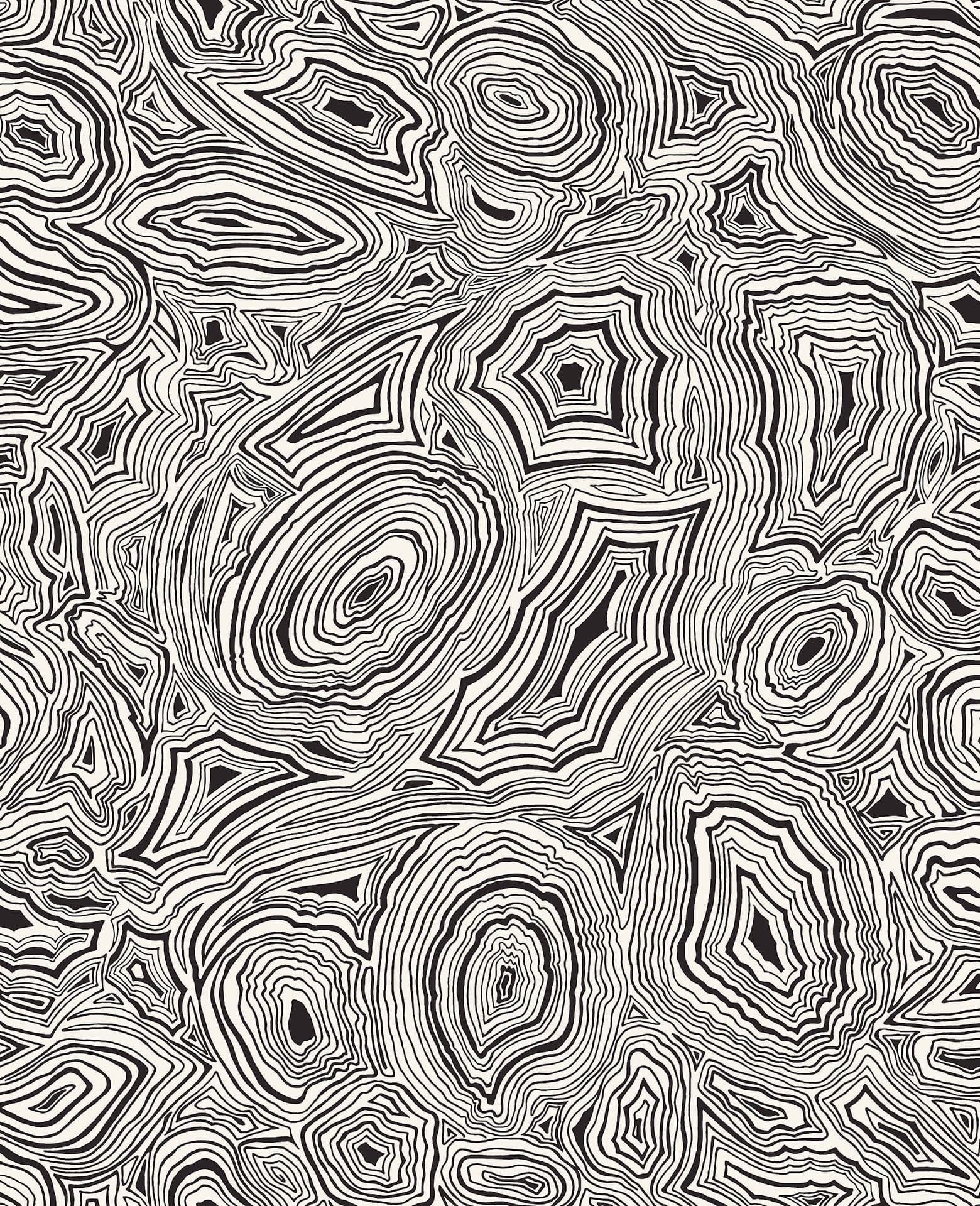 Cole & Son Malachite - White & Black