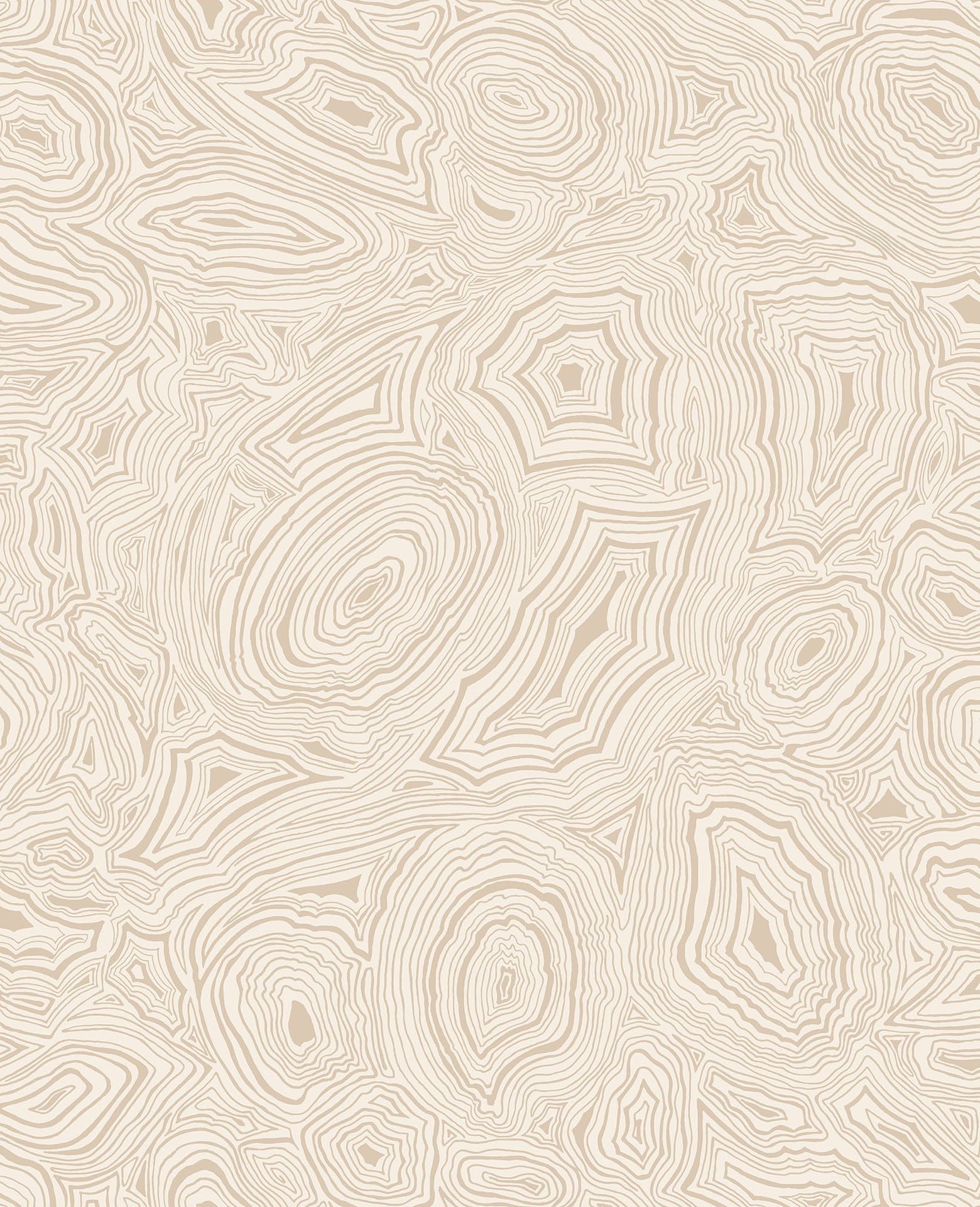 Cole & Son Malachite wallpaper - Parchment & Soft Metallic Gold