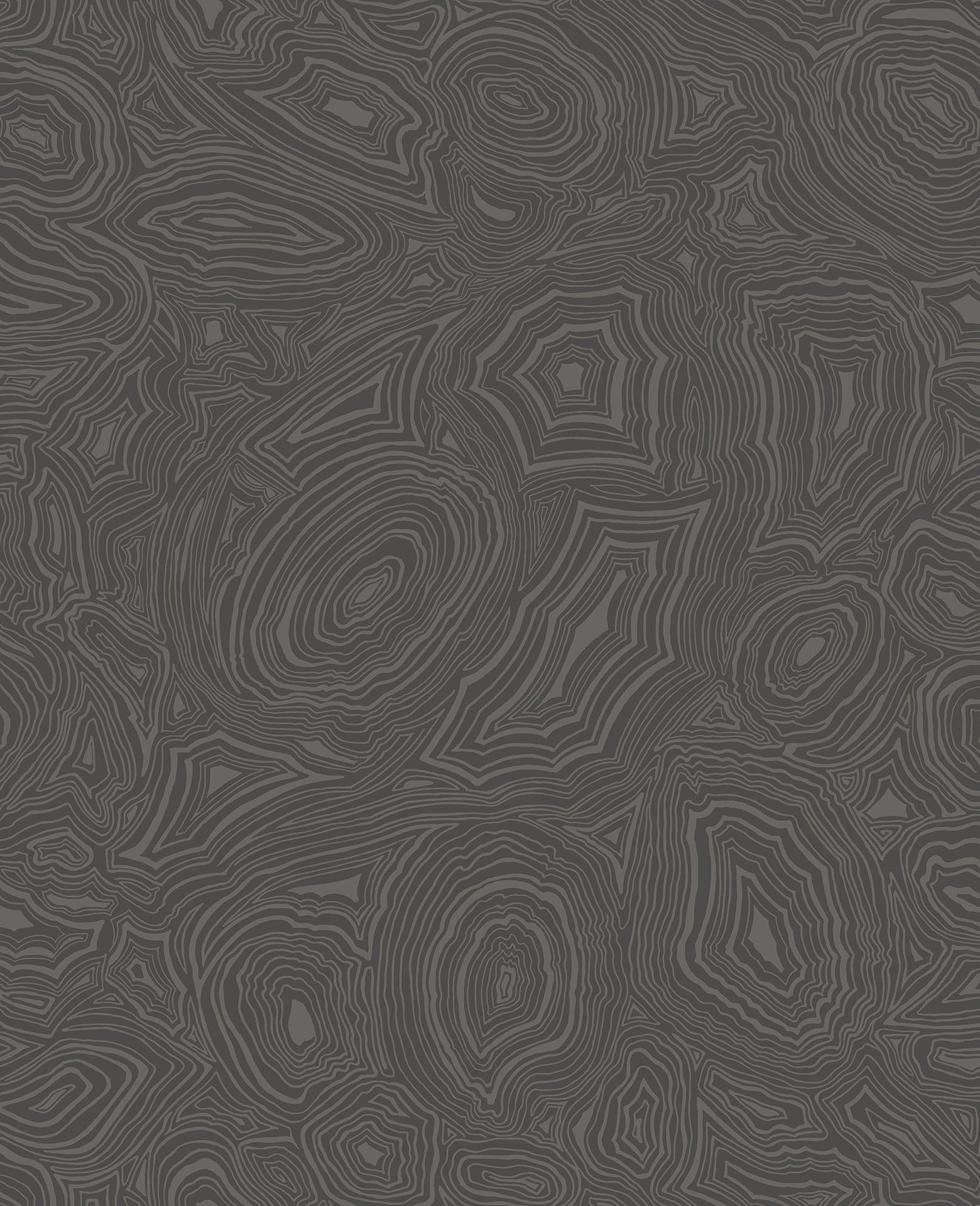 Cole & Son Malachite - Charcoal & Silver