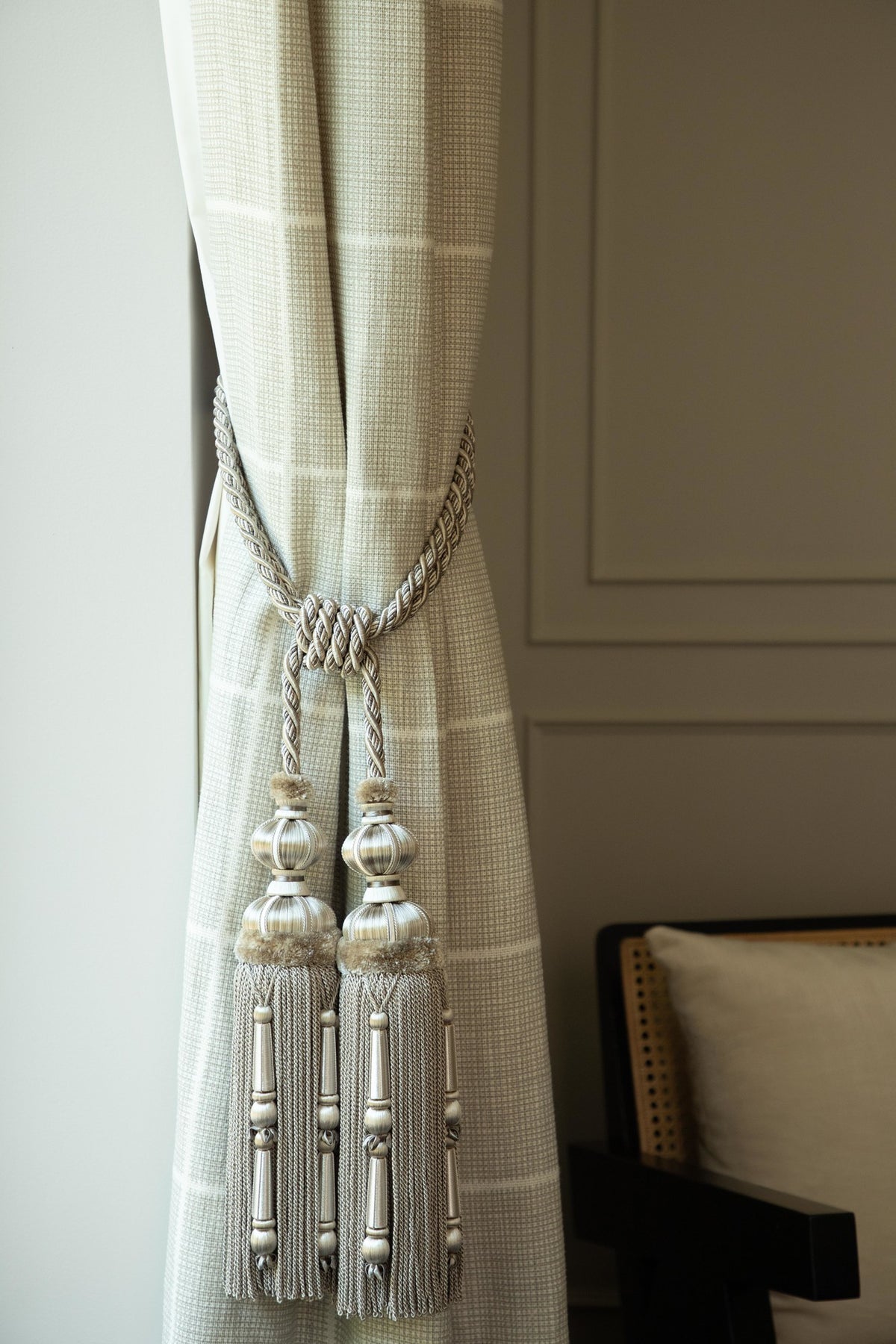 Samuel and Sons Margaux Double Tassel Tieback — scenography