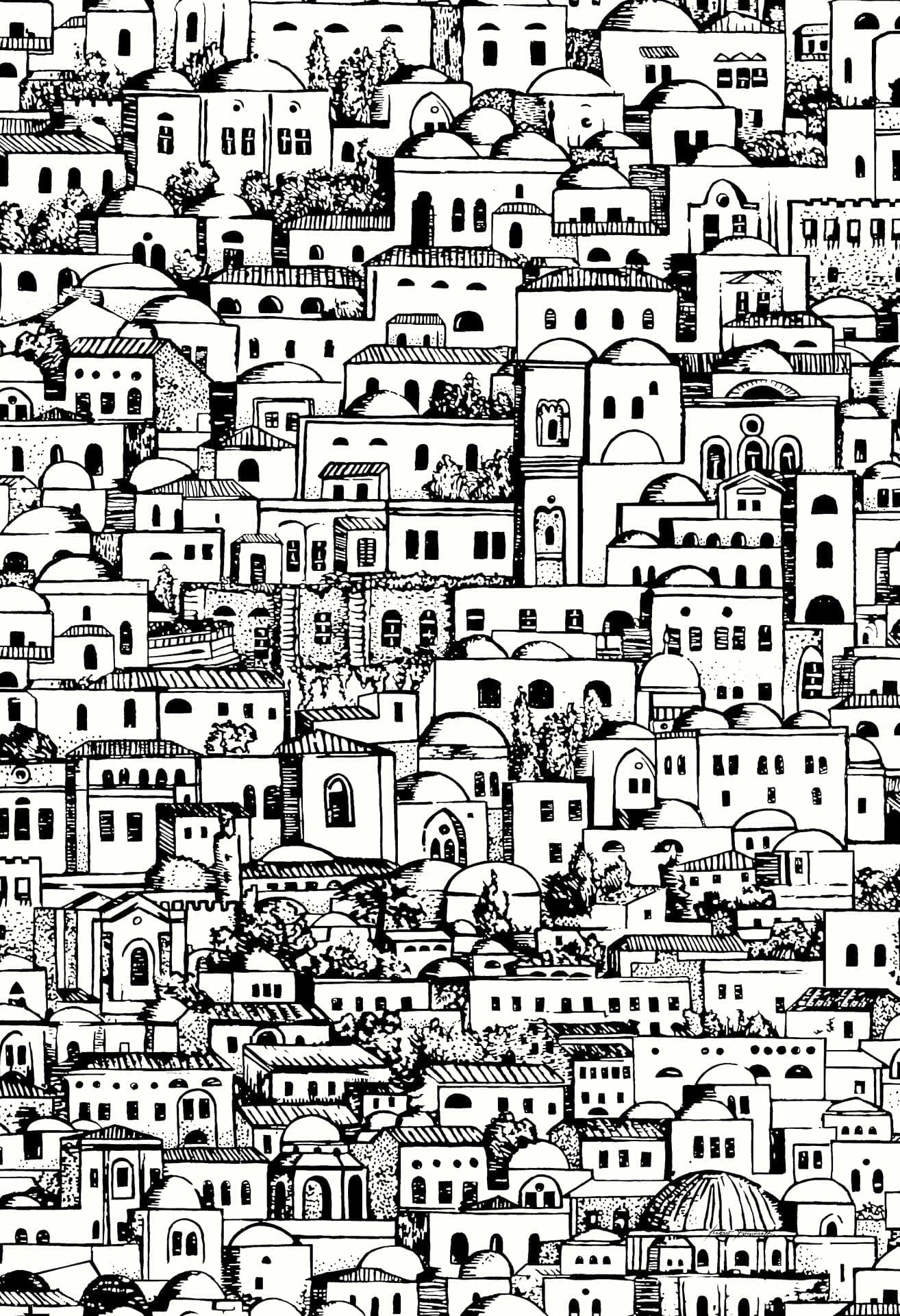 Cole & Son Mediterranea - White & Black