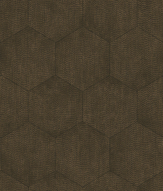 Cole & Son Mineral wallpaper - Metallic Bronze on Soot