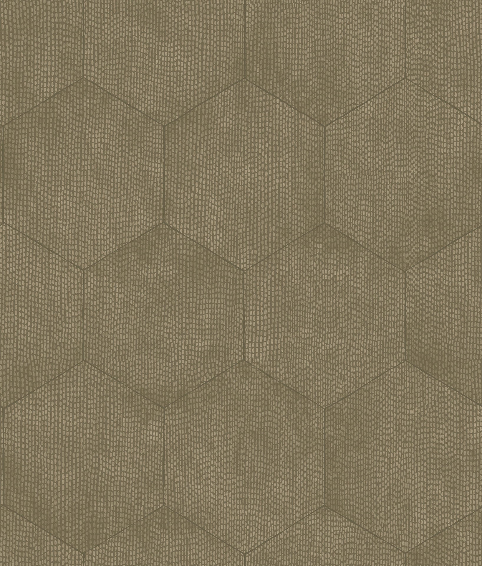 Cole & Son Mineral - Metallic Gilver on Dark Taupe
