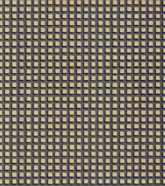 Cole & Son Mosaic wallpaper - Metallic Gold on Soot