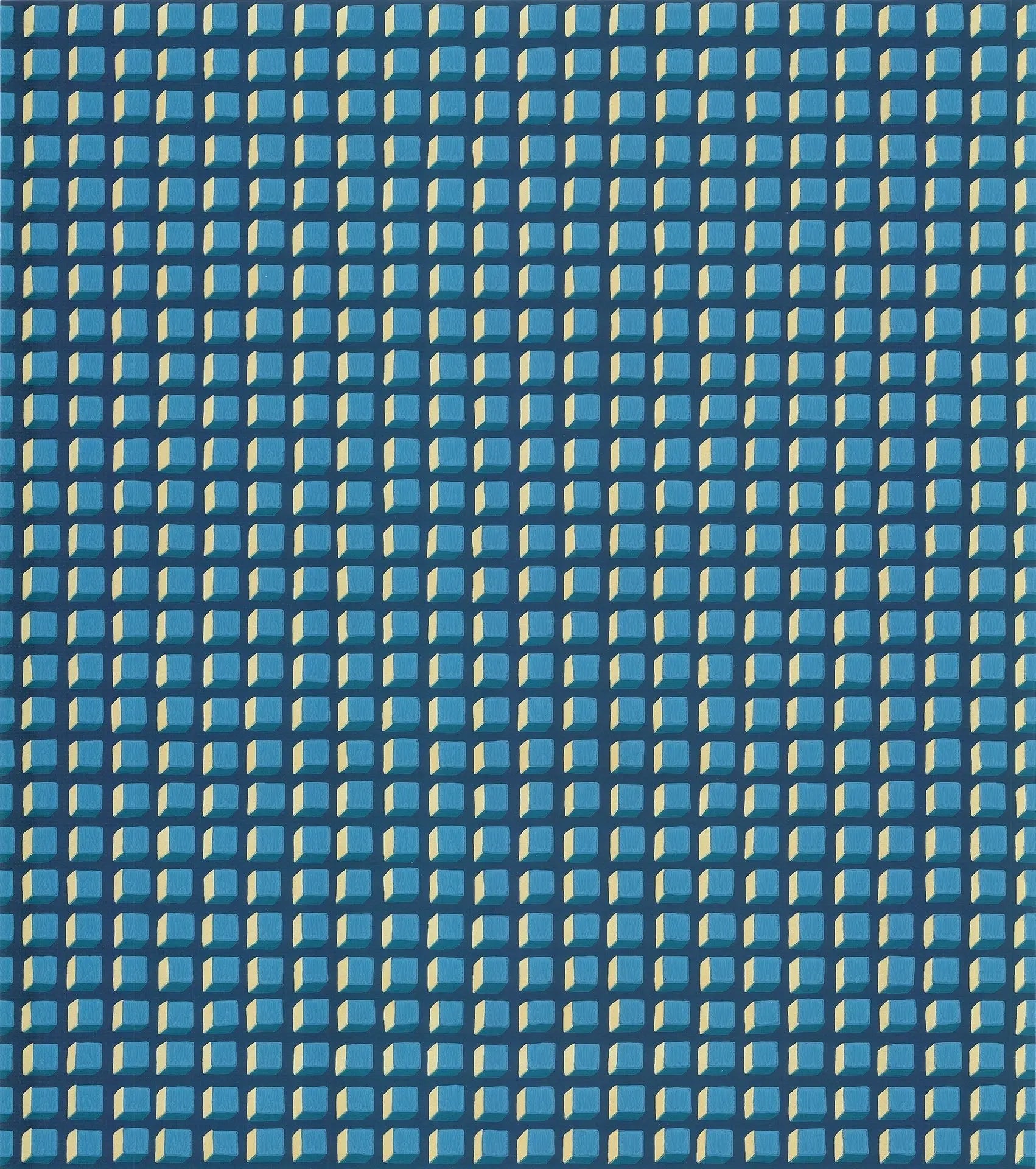 Cole & Son Mosaic - Petrol on Ink