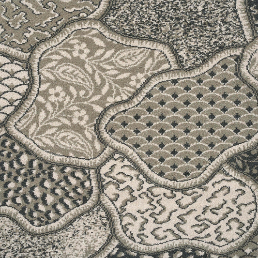 Pierre Frey Toile Des Indes - Anthracite