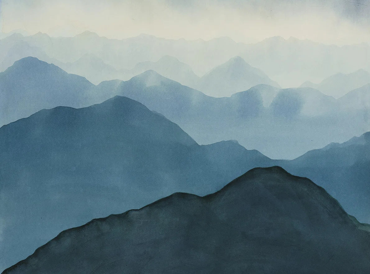 Pierre Frey Yunnan - Bleu Terrestre