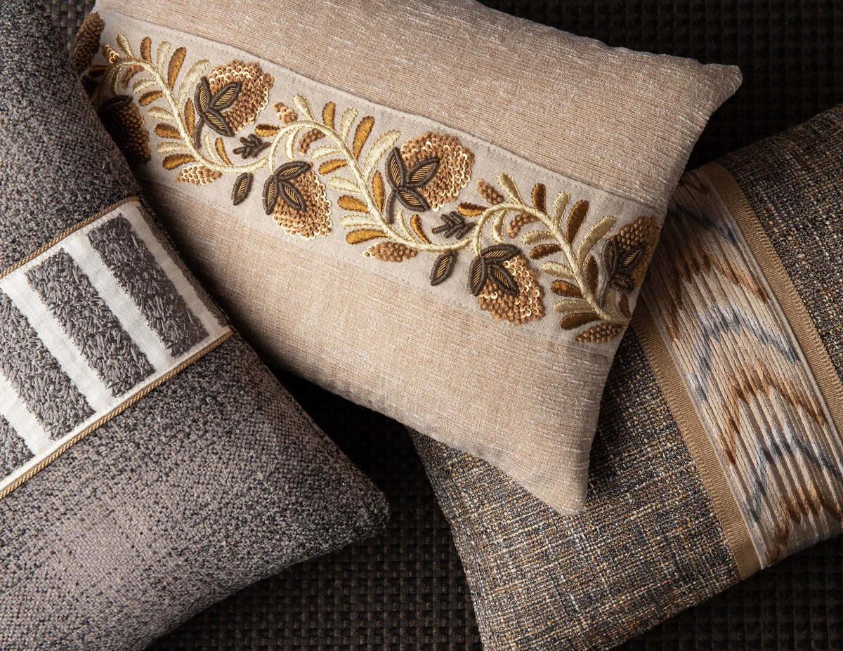 Samuel and Sons Solstice Embroidered Border — scenography