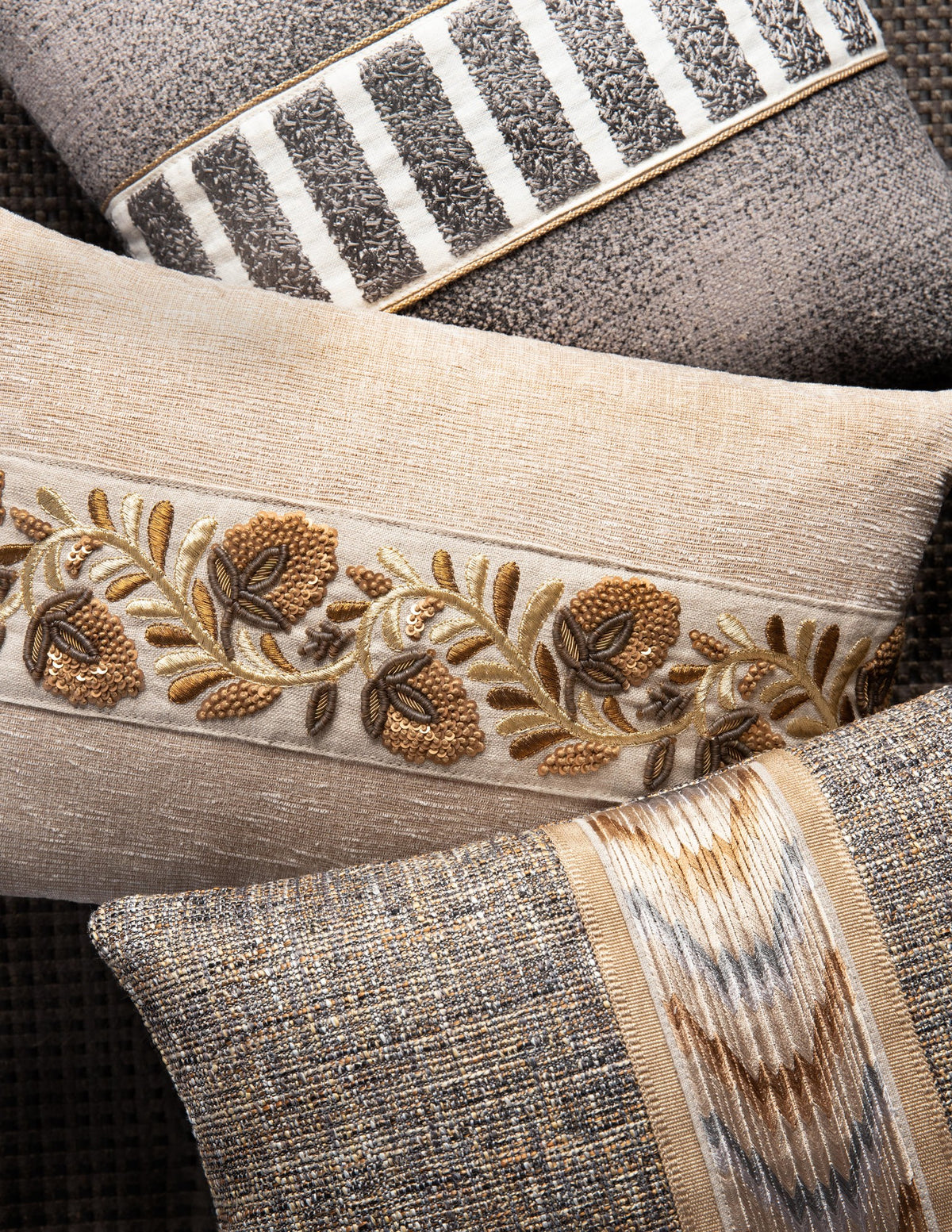 Samuel and Sons Solstice Embroidered Border — scenography