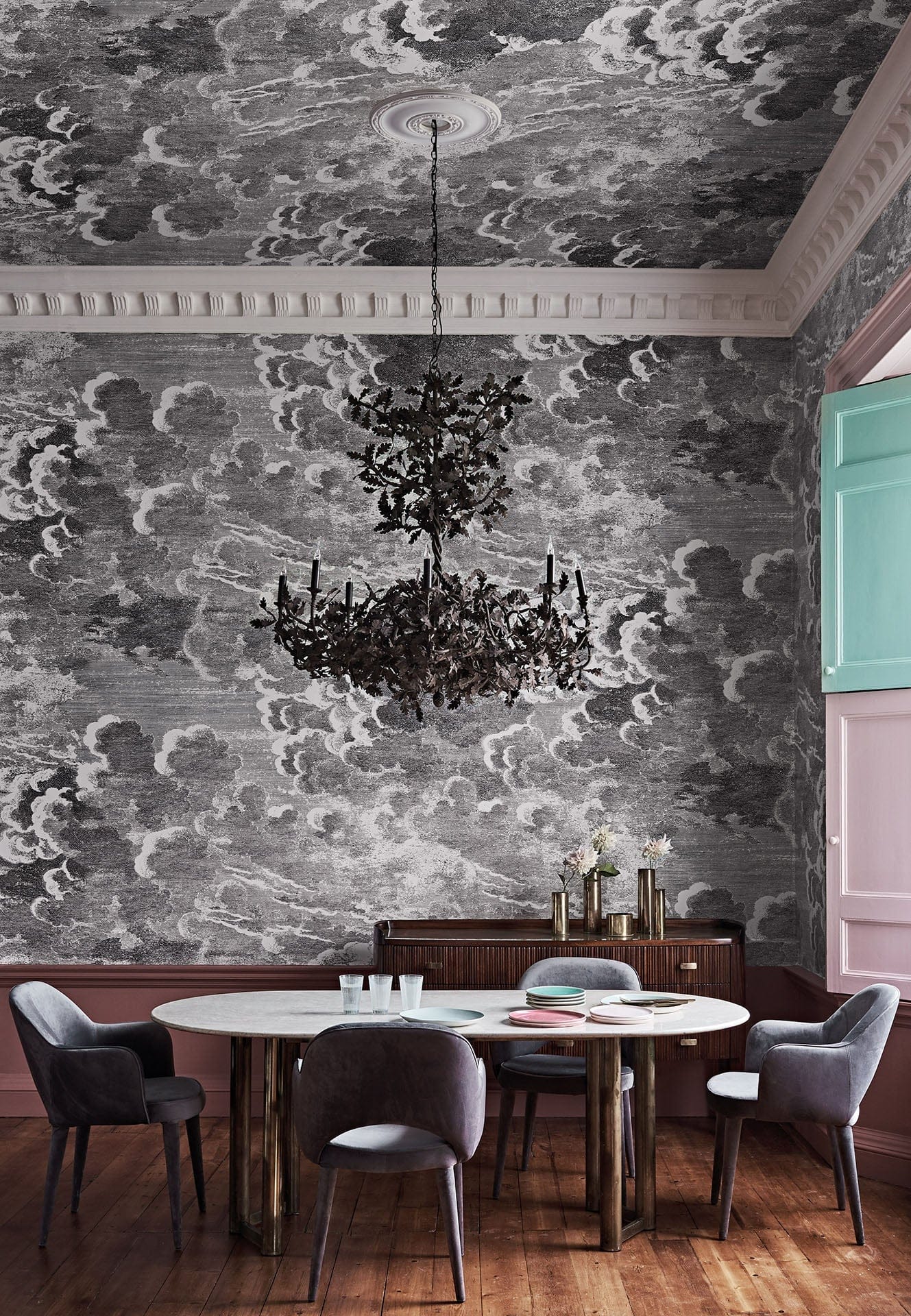 Cole & Son Nuvole Sample - interior