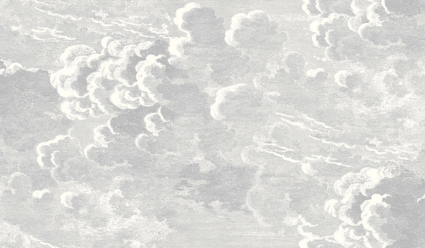 Cole & Son Nuvolette (2 roll set) - Soot & Snow