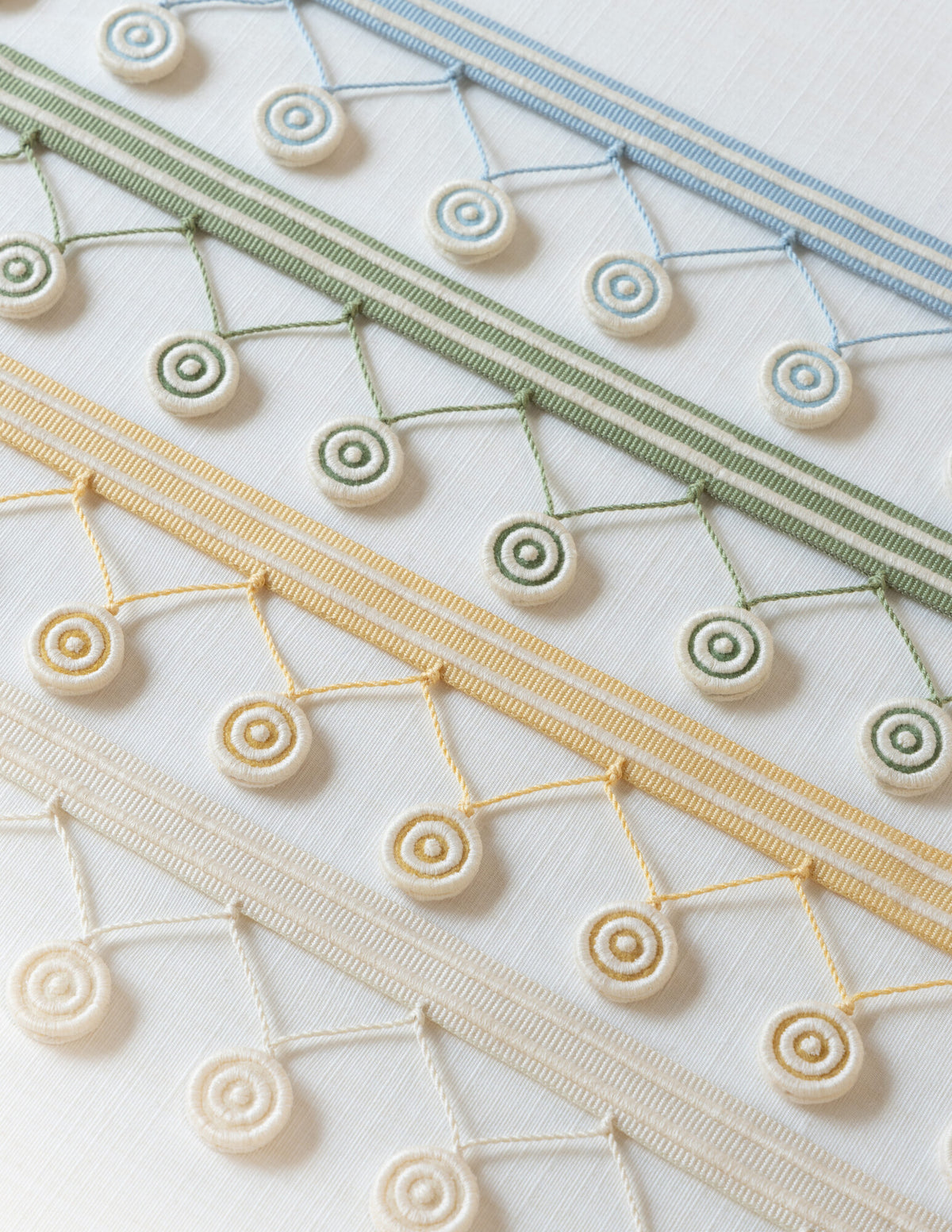 Samuel and Sons MDS Rosette Fringe — scenography